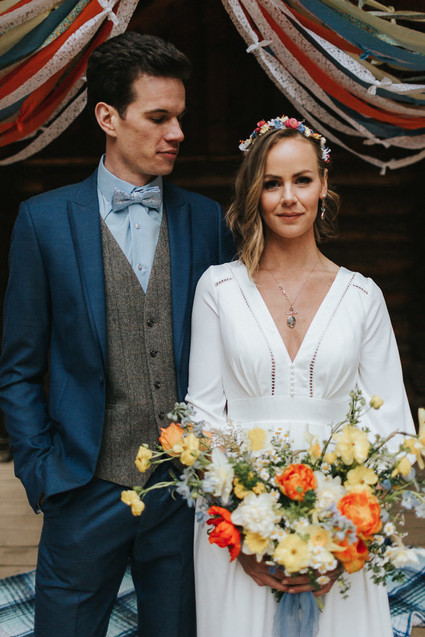 Intimate, rustic summer wedding ideas at The High Desert Museum in Bend, OR