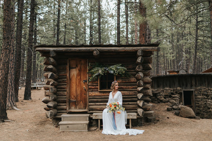 Intimate, rustic summer wedding ideas at The High Desert Museum in Bend, OR