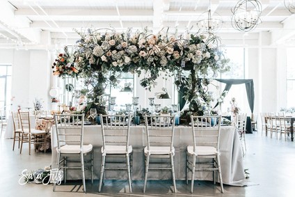 Large floral centerpiece