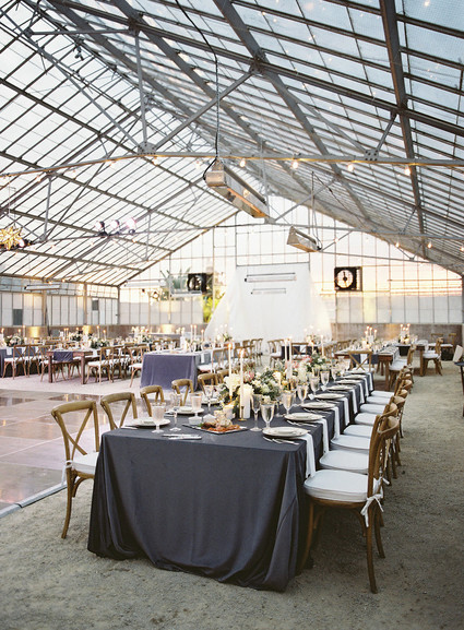 Classic California wedding in an old greenhouse at The Orchid in Santa Barbara Inspiration
