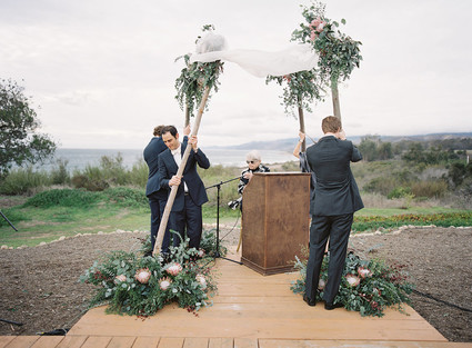 Classic California wedding in an old greenhouse at The Orchid in Santa Barbara