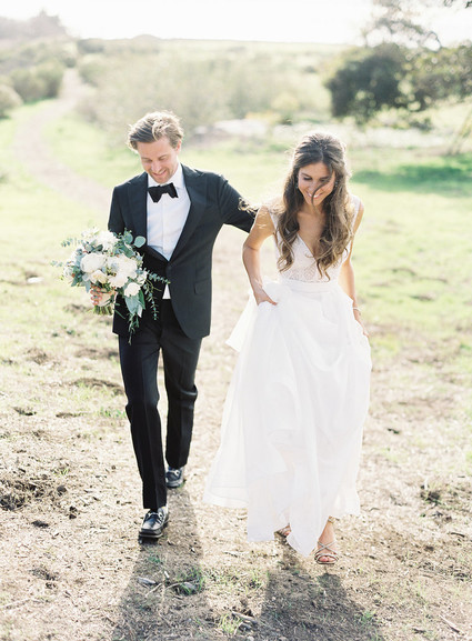 Classic California wedding in an old greenhouse at The Orchid in Santa Barbara Inspiration