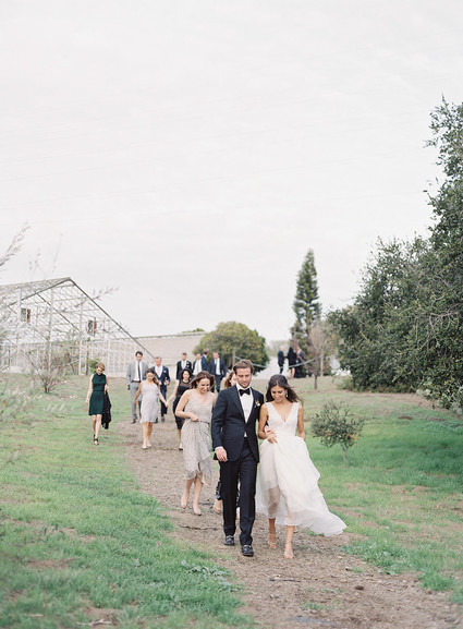 Classic California wedding in an old greenhouse at The Orchid in Santa Barbara