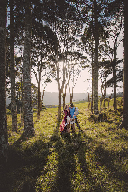 Family maternity photos at Jonkers Farm in Auckland, NZ