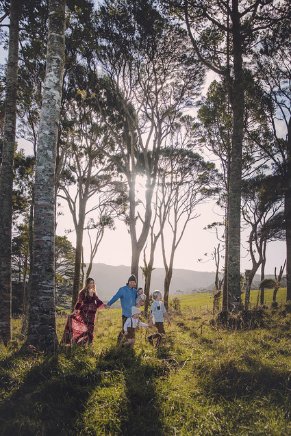 Family maternity photos at Jonkers Farm in Auckland, NZ
