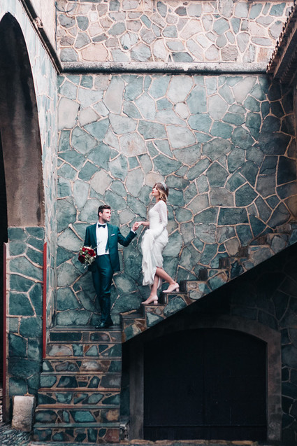 Elegant spanish wedding ideas at Castell de Riudabella in Spain