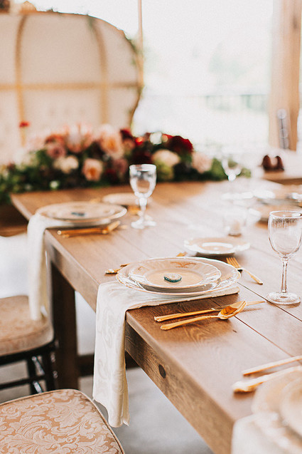Romantic jewel tone fall wedding in Indiana Inspiration