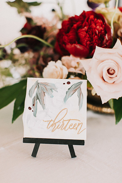 Romantic jewel tone fall wedding in Indiana Inspiration