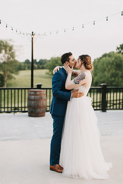 Romantic jewel tone fall wedding in Indiana