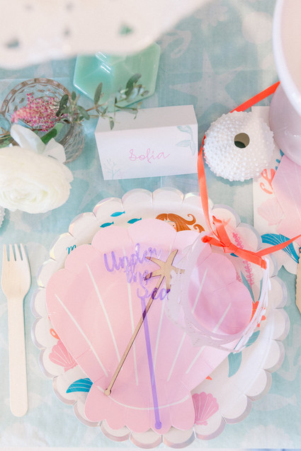 Pastel mermaid birthday party