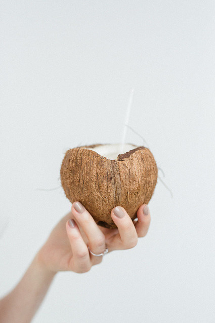 Modern french tropical wedding ideas with dried flowers