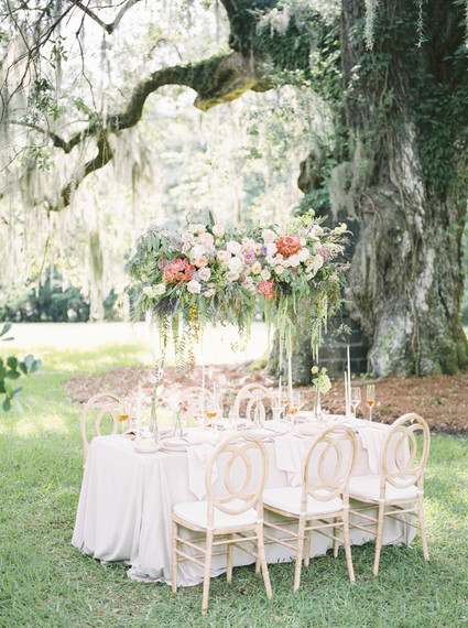 Ultra romantic southern wedding at Magnolia Plantation and Gardens in Charleston Inspiration