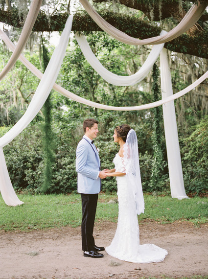 Ultra romantic southern wedding at Magnolia Plantation and Gardens in Charleston