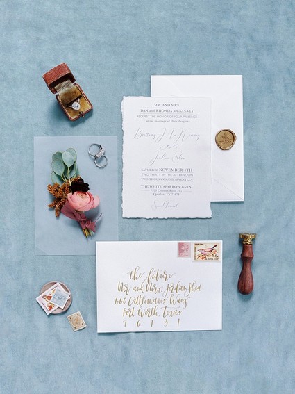 Gorgeous fine art fall wedding at the White Sparrow Barn in Dallas