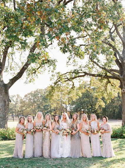 Gorgeous fine art fall wedding at the White Sparrow Barn in Dallas