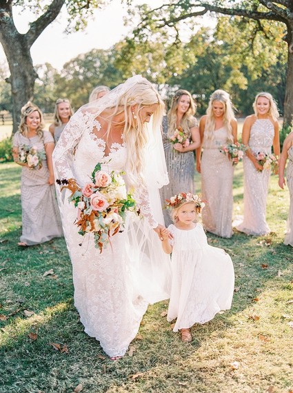 Gorgeous fine art fall wedding at the White Sparrow Barn in Dallas