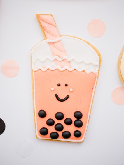 Boba tea themed baby shower