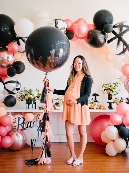 Boba tea themed baby shower