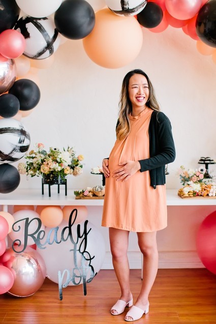 Boba tea themed baby shower