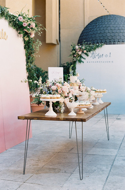 Flower market 1st birthday party