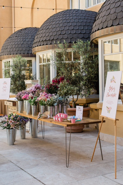 Flower market 1st birthday party