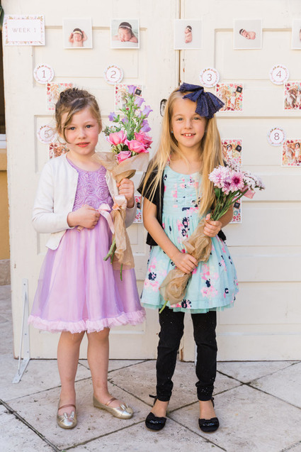 Flower market 1st birthday party