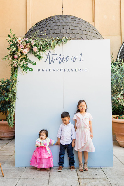 Flower market 1st birthday party