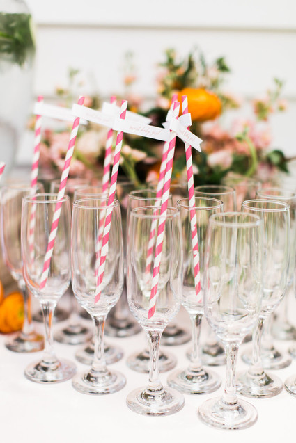 Floral feminine backyard baby shower