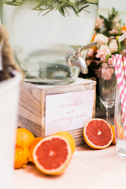 Floral feminine backyard baby shower