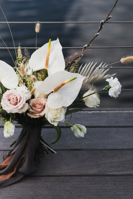 Modern minimal Icelandic wedding editorial at The Lake House