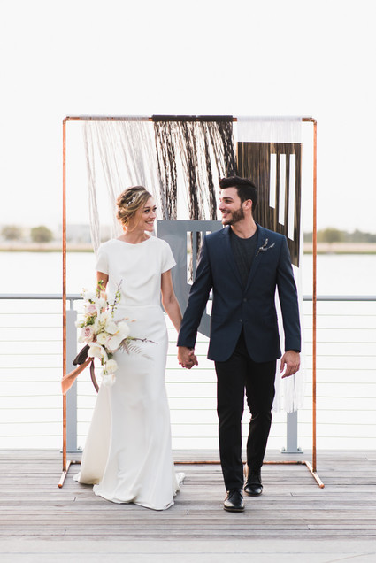 Modern minimal Icelandic wedding editorial at The Lake House Inspiration