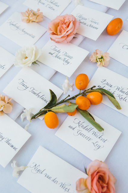 Wedding place cards