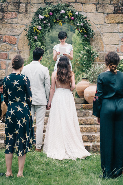 Late summer European elopement and dinner party in the Spanish Basque Country