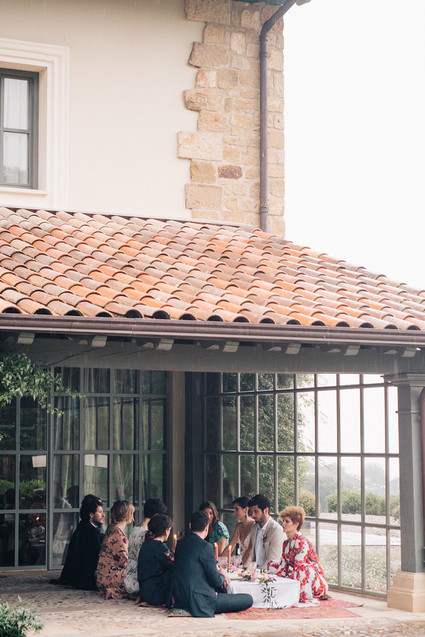 Late summer European elopement and dinner party in the Spanish Basque Country