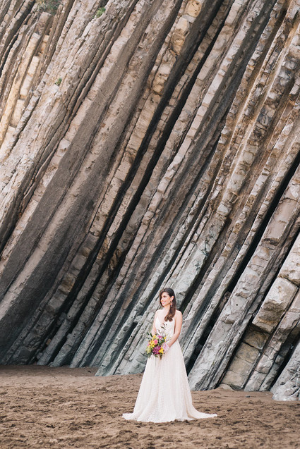 Late summer European elopement and dinner party in the Spanish Basque Country