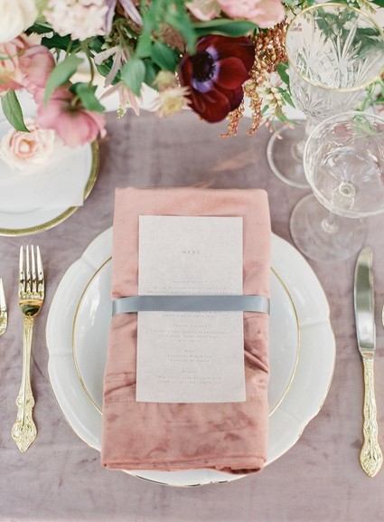 Pastel floral garden inspired wedding at a gorgeous French venue in San Diego