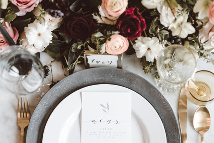 Modern luxe pink and black wedding at co. 251 in Chicago