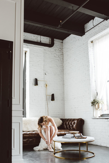 Modern luxe pink and black wedding at co. 251 in Chicago