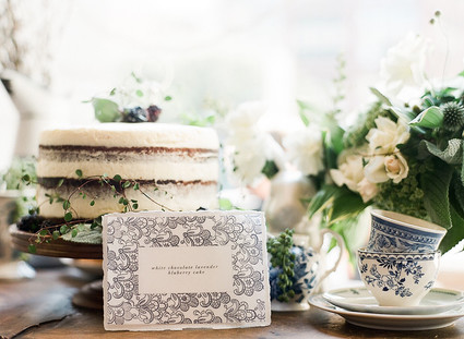 Classic french baby shower with navy details