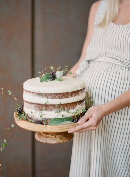 Classic french baby shower with navy details