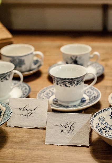 Classic french baby shower with navy details