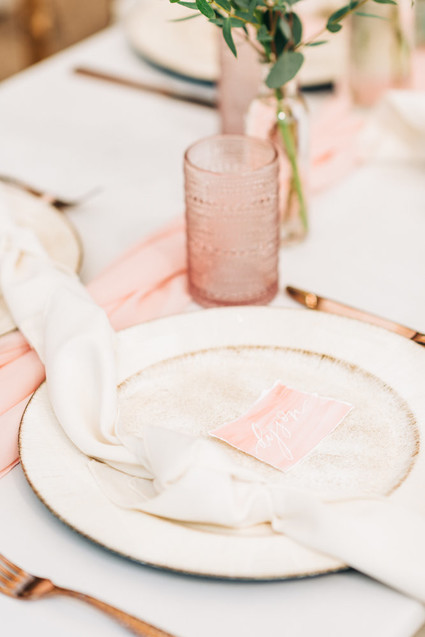 Pink floral backyard baby shower