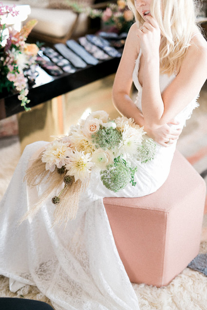Modern bridal bouquet
