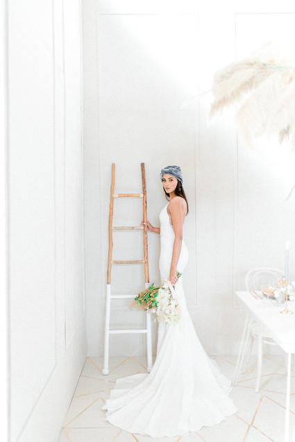 Modern wedding dress