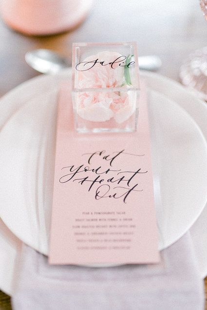 Wedding table decor