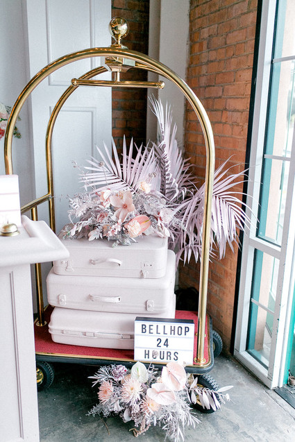 Pastel wedding decor