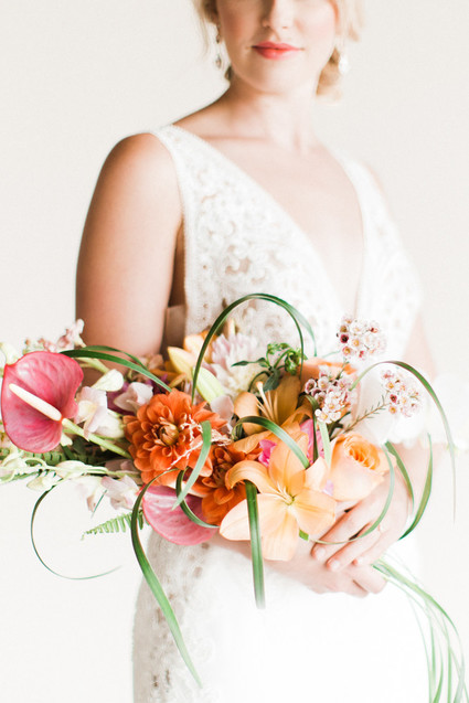 Modern bridal bouquet