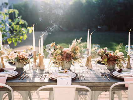 Fall outdoor tablescape