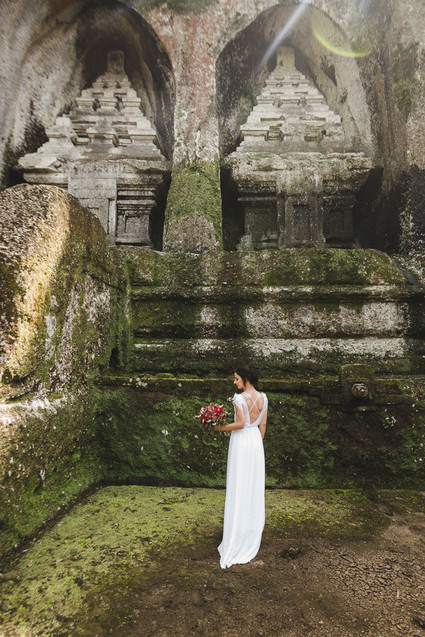 How to elope in Bali under a waterfall Inspiration