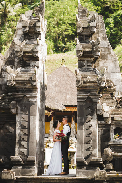 How to elope in Bali under a waterfall Inspiration
